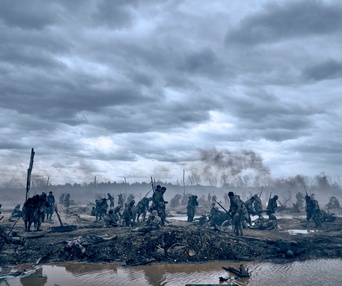 Une scène du film All Quiet on the Western Front
