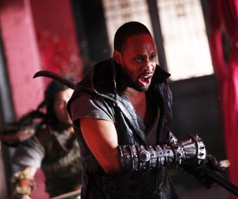 Une scène du film The Man with the Iron Fists