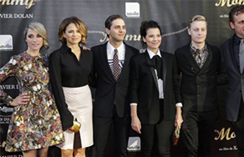 Sur le tapis rouge du film Mommy