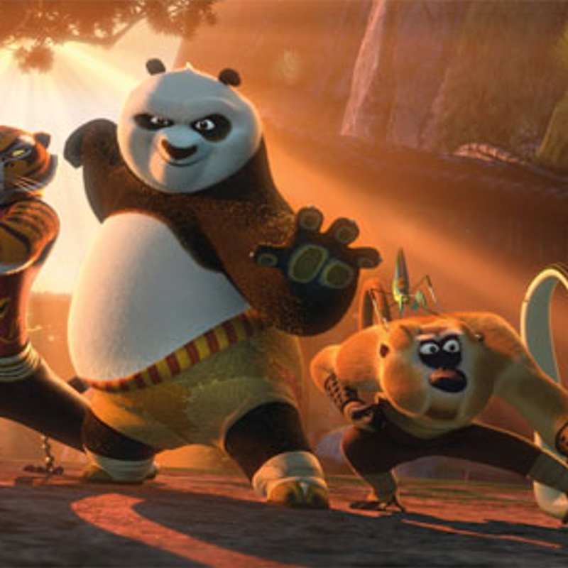 Une scène du film Kung Fu Panda 2