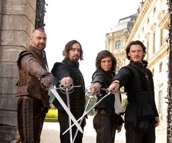 Une scène du film The Three Musketeers