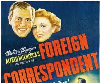 Affiche du film Foreign Correspondent