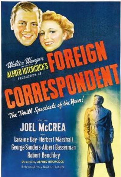 Affiche du film Foreign Correspondent