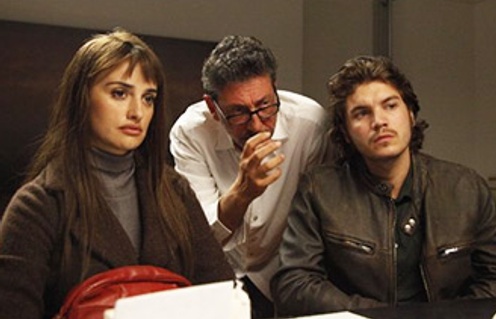 Penélope Cruz, Sergio Castellitto et Emile Hirsch sur le plateau de Venuto al mondo
