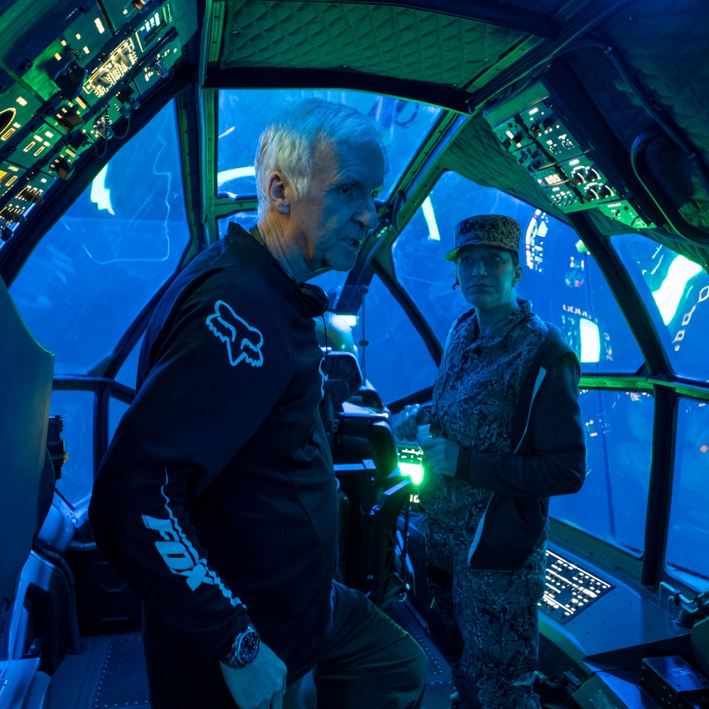 Sur le plateau du film Avatar: The Way of Water