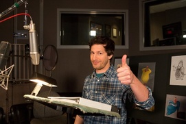 Dans le studio d'enregistrement de Cloudy with a Chance of Meatballs 2