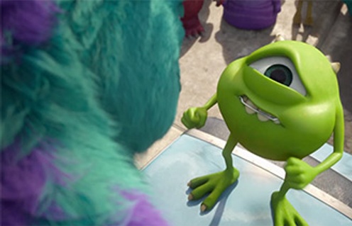 Une scène du film Monsters University