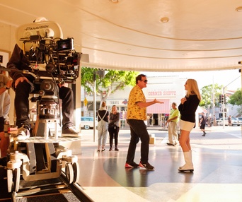 Une scène du film Once Upon a Time in Hollywood