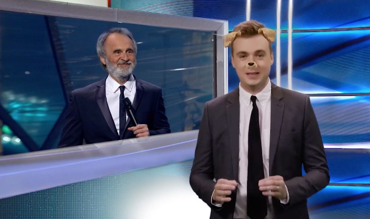 Image de l'article Gémeaux 2020 : Arnaud Soly nous présente la télé du futur dans un sketch délirant