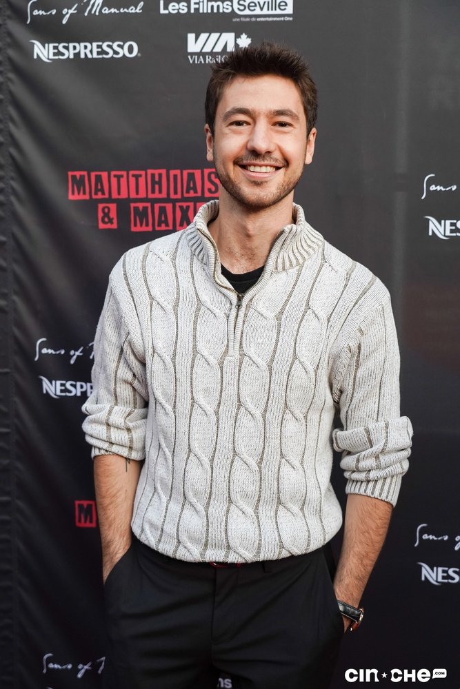 Sur le tapis rouge du film Matthias et Maxime
