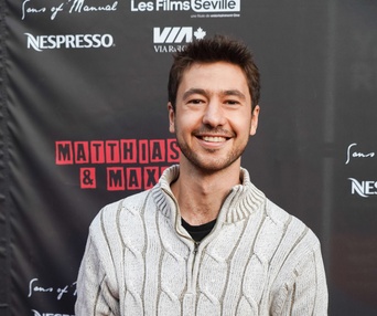 Sur le tapis rouge du film Matthias et Maxime