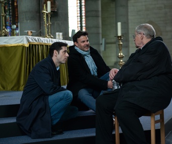 Une scène du film Grâce à Dieu