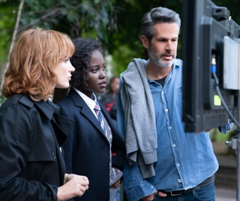 Une scène du film The 355