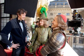 Sur le plateau du film The Three Musketeers Sur le plateau du film The Three Musketeers