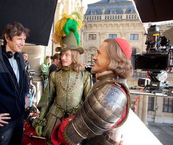 Sur le plateau du film The Three Musketeers