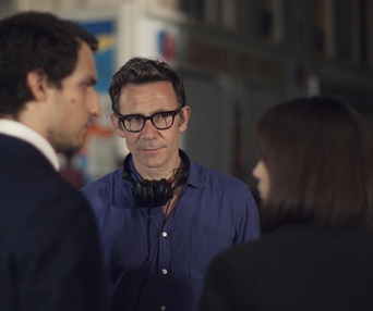 Une scène du film Le Redoutable