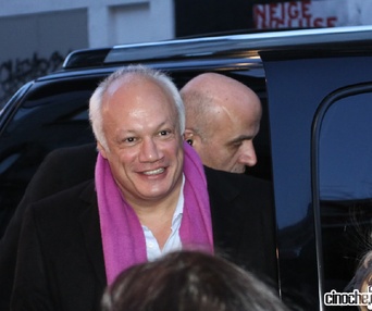 Sur le tapis rouge de Oscar et la dame rose