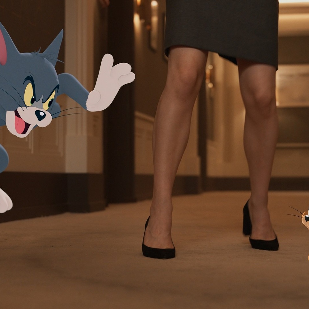 Une scène du film Tom and Jerry