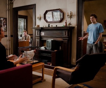 Une scène du film The Social Network