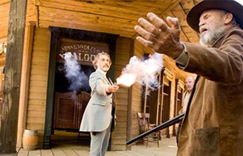 Une scène du film Django Unchained