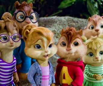 Une scène du film Alvin And The Chipmunks: Chipwrecked