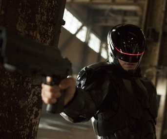 Une scène du film Robocop
