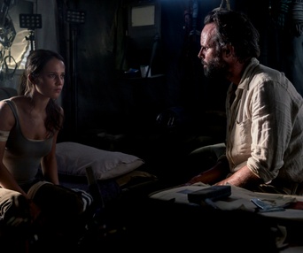 Une scène du film Tomb Raider