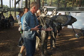 Sur le plateau du film Thor: The Dark World