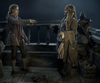 Une scène du film Pirates of the Caribbean: Dead Men Tell No Tales