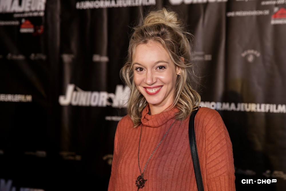 Sur le tapis rouge du film Junior majeur