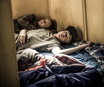 Une scène du film Les 4 soldats