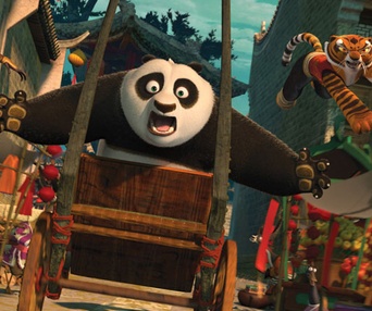 Une scène du film Kung Fu Panda: The Kaboom of Doom