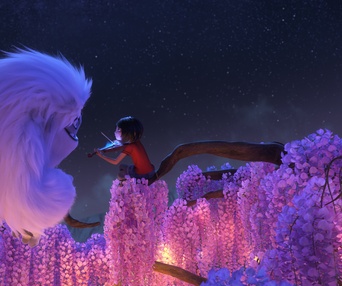 Une scène du film Abominable