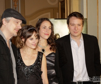 Sur le tapis rouge du film La peur de l'eau