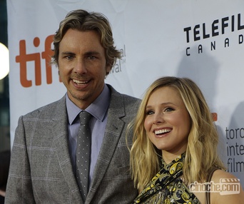 Sur le tapis rouge du film The Judge au TIFF