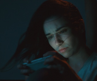 Une scène du film Fall