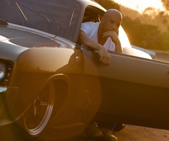 Une scène du film Furious 7