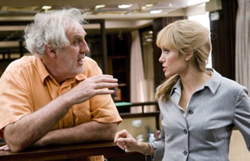 Phillip Noyce et Angelina Jolie sur le plateau de Salt