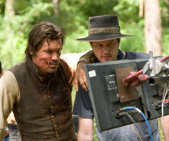 Sur le plateau du film Jonah Hex