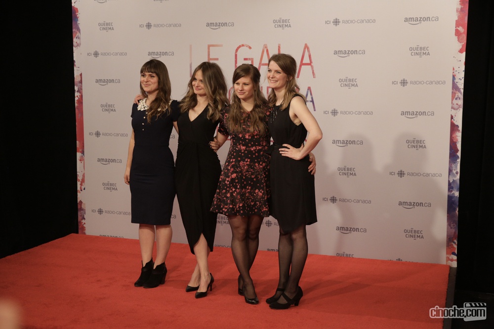 Sur le tapis rouge de Gala du cinéma Québécois