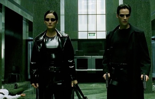 Une scène du film The Matrix