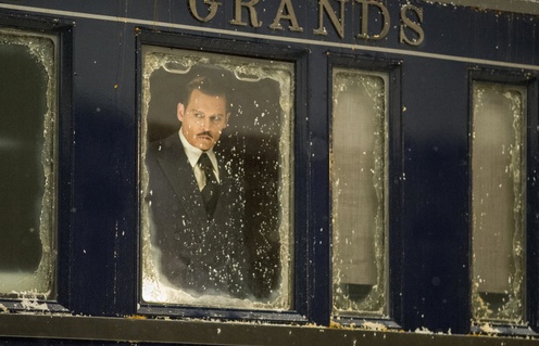Une scène du film Murder on the Orient Express