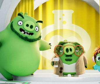 Une scène du film The Angry Birds Movie 2