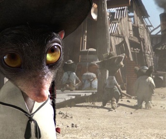 Une scène du film Rango