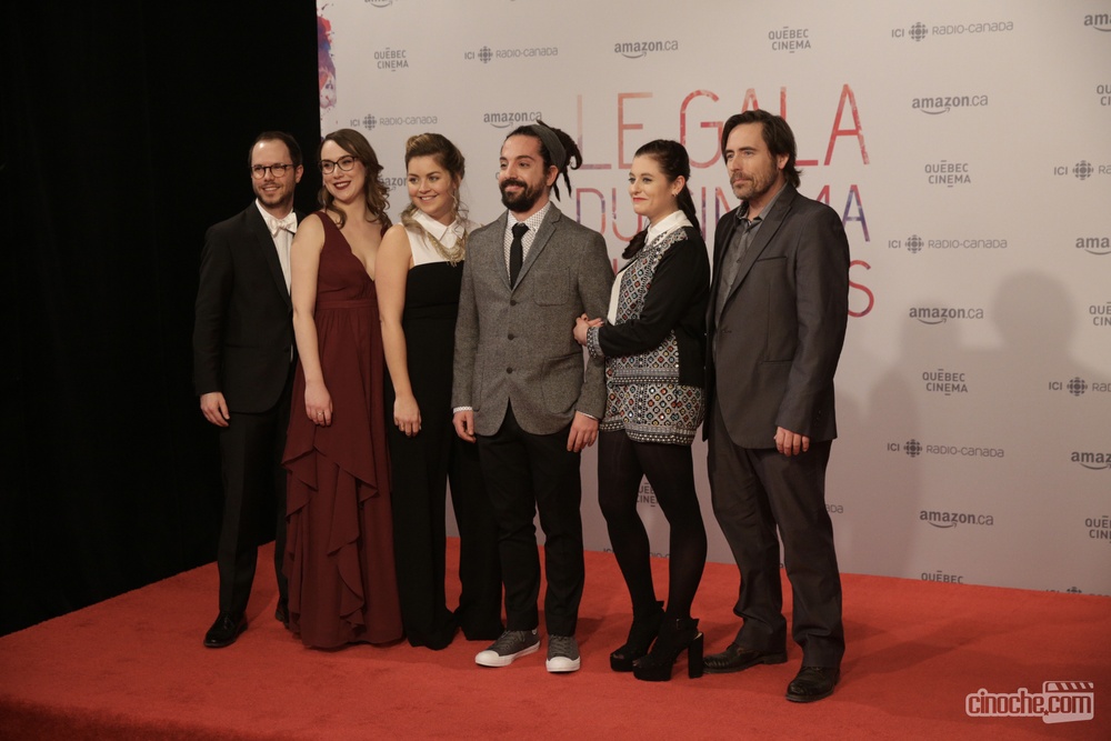 Sur le tapis rouge de Gala du cinéma Québécois