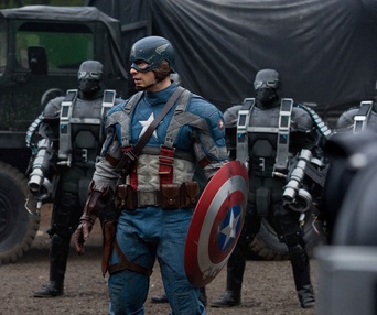 Une scène du film Captain America: The First Avenger