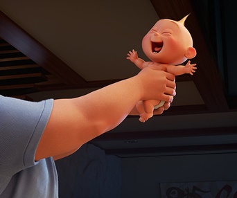 Une scène du film Incredibles 2