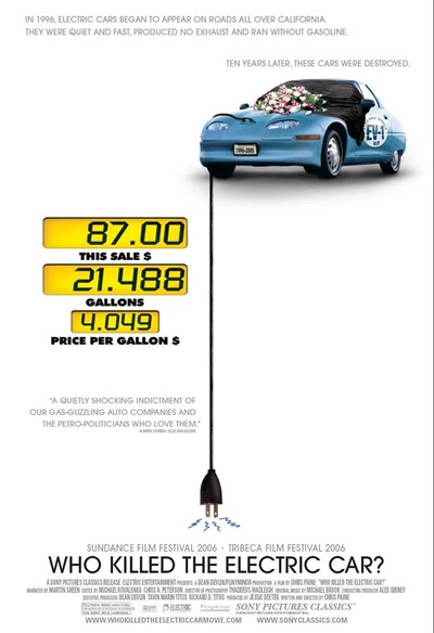 Affiche du film Who Killed the Electric Car?