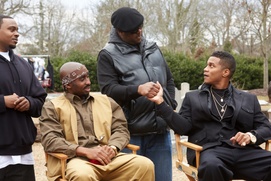 Une scène du film All Eyez on Me Une scène du film All Eyez on Me