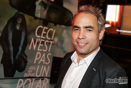 Sur le tapis rouge du film Ceci n'est pas un polar